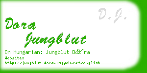 dora jungblut business card